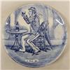 Image 6 : Five Blue and White Delft Plates