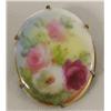 Image 1 : Antique Estate Handpainted Porcelain Pin