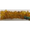 Image 2 : Three Strand Amber Turquoise Necklace