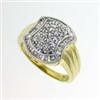 Image 1 : Men's 1 ctw Diamond Ring in Yellow Gold