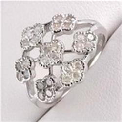 1/2 ctw Diamond White Gold Ring