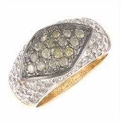 1.5 ctw Diamond & 10KY Antique Style Ring