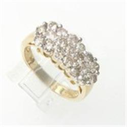 1.5 ctw Diamond Ring Yellow Gold