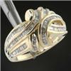 Image 1 : 1 ctw Diamond Channel Set Ring Yellow Gold