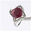 Image 1 : 4.64 ctw Genuine Ruby & Diamond Gold Ring