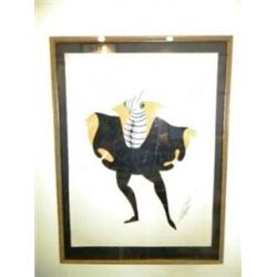 "Le Reve" Erte, ORIGINAL GOUACHE