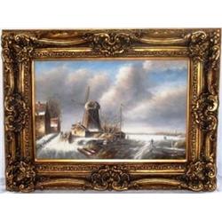 Massimo "Windmill in Winter"