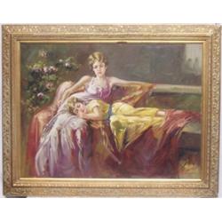 Gunter "Mother and Child on Bench"