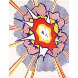 Lichtenstein "Explosion" Original Lithograph 19