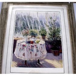 LUI "SUNDAY MORNING TEA" HAND SIGNED