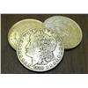 Image 1 : Lot of (3) 19th Century Morgan Silver Dollars-