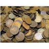 Lot of 500 Indian Head Cents- circulated-