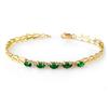 1.10 ctw Emerald Ladies Bracelet
