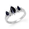 1.00 ctw Sapphire Diamond Ring