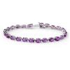 Image 1 : 10.10 ctw Amethyst Ladies Bracelet