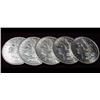 -5-Random Date Uncirculated Morgans Silver Dollar