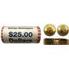 Image 1 : Mint Roll of Gold Presidential Dollars- Washington