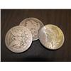 Image 1 : A Lot of (3) Assorted Date Morgan Silver Dollars