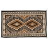 Navajo Weaving, Two Grey Hills, 77" x 46 1/2", 1940s