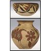 Two Pueblo Pottery Pieces, Acoma Bowl, Santo Domingo Jar