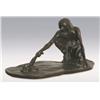 Image 1 : Charles M. Russell, bronze, 8" x 4" x 4", The Snake Priest