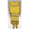 Image 1 : Apache Girl's Puberty Dress and Matching Moccasins, 1960s