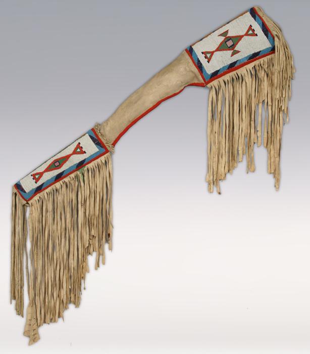 Blackfoot Beaded Rifle Scabbard, 19th century