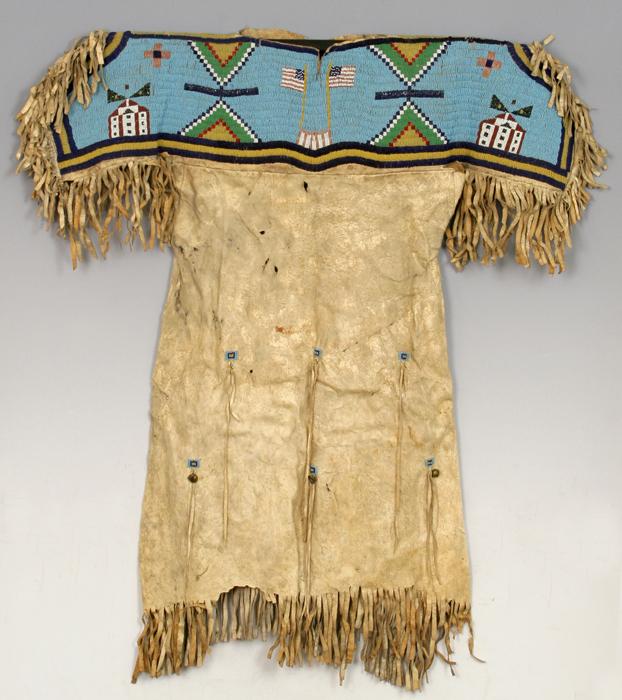 Comanche Girl's Dress, 39" x 54", 19th century