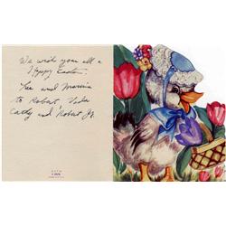 Lee Harvey Oswald Signed Easter Card