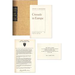 Eisenhower Signed ''Crusade in Europe''