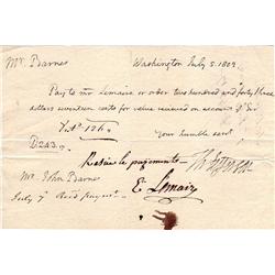 Thomas Jefferson ALS 1802