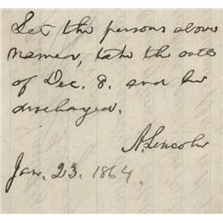 Abraham Lincoln AES 1864