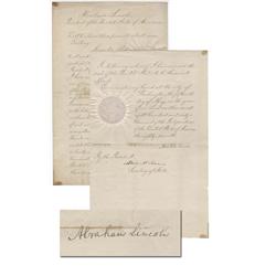 Abraham Lincoln DS 1863