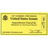 Image 1 : Clinton Impeachment Ticket