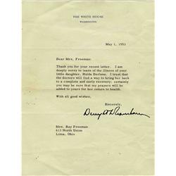 Pres. Dwight Eisenhower TLS