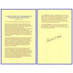 Ford Pardon of Nixon DS