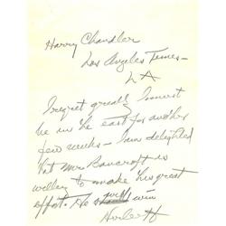 Herbert Hoover ALS With PSA/DNA