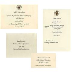 JFK White House Invitation 1963