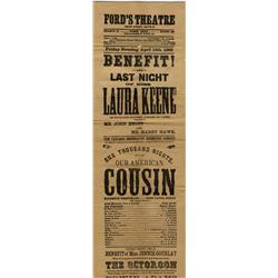 Lincoln Assassination Night Ad