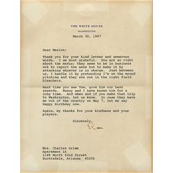 Ronald Reagan Letter