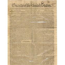 Revolutionary War-Era Newspaper