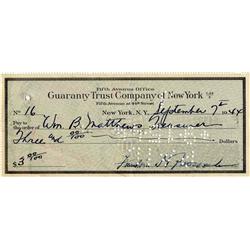 Franklin D. Roosevelt Signed Check