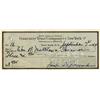 Image 1 : Franklin D. Roosevelt Signed Check