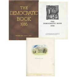 FDR Signed ''Democratic Book''