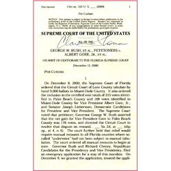 Clarence Thomas Gore vs. Bush