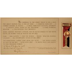 President Harry Truman DS 1949