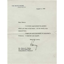 Harry Truman TLS as Pres. 1948