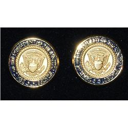 Pres. Bill Clinton Diecast Cufflinks