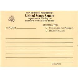 Clinton Impeachment Q Card