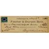 Image 1 : Benjamin Harrison Signed Check